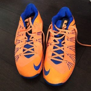 LeBron X - Orange and Blue - Size 11.5